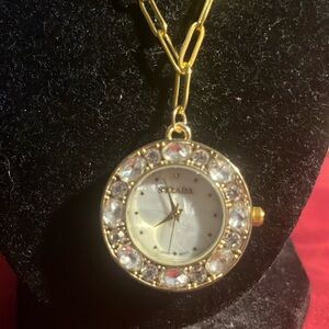 Nwt  strada watch on paper clip chain Japanese movement